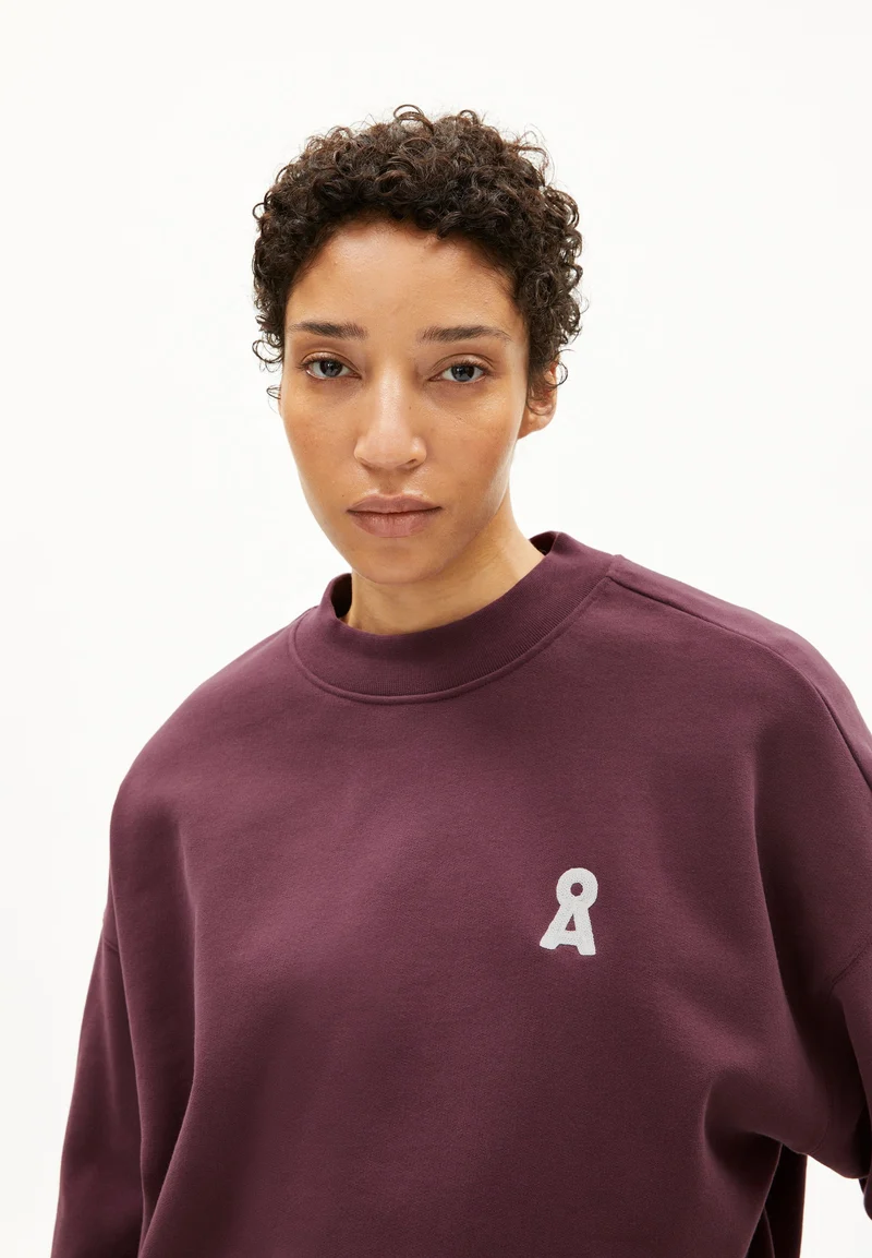 ICONIC Å ALIZAA SWEATSHIRT | dark cranberry