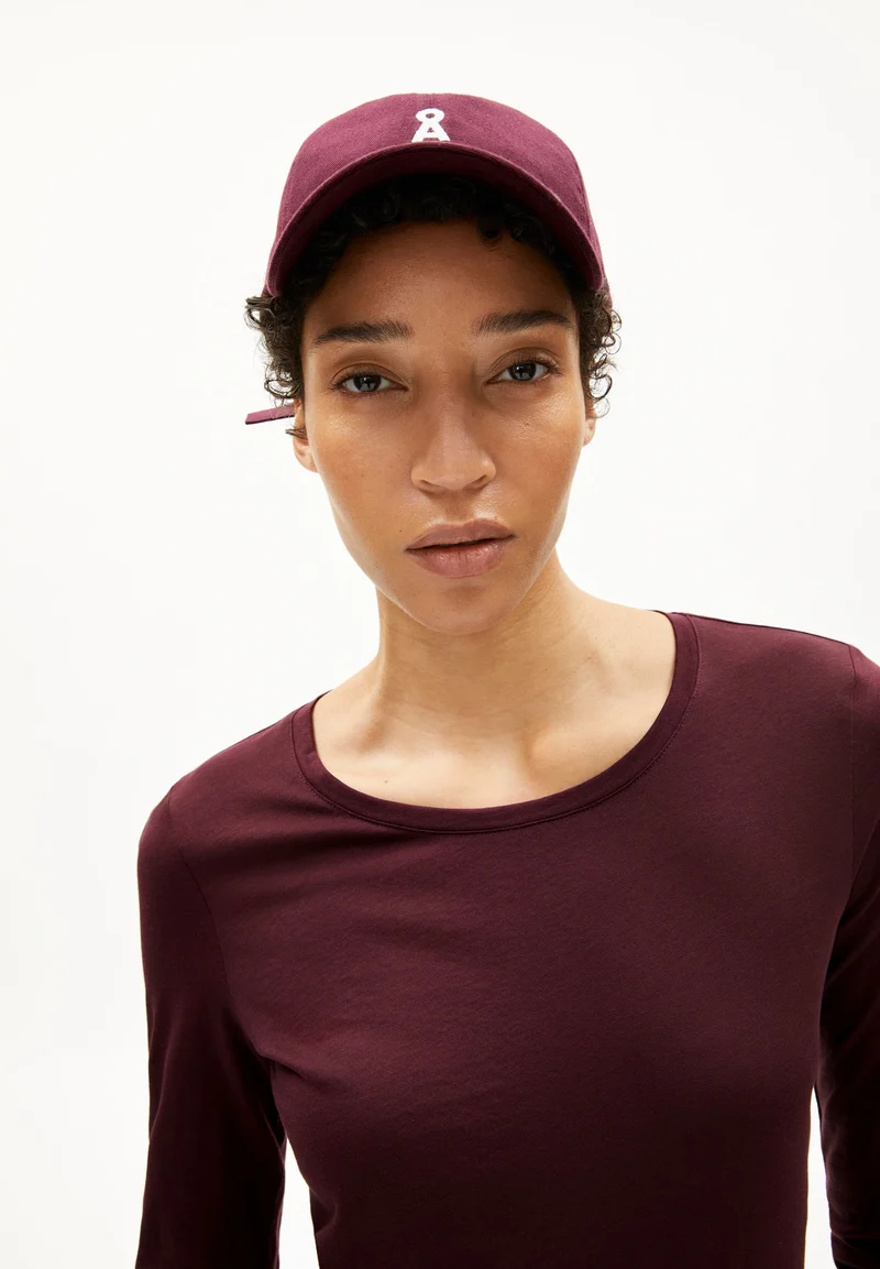 EINIAARA SOFT LANGARMSHIRT | dark cranberry