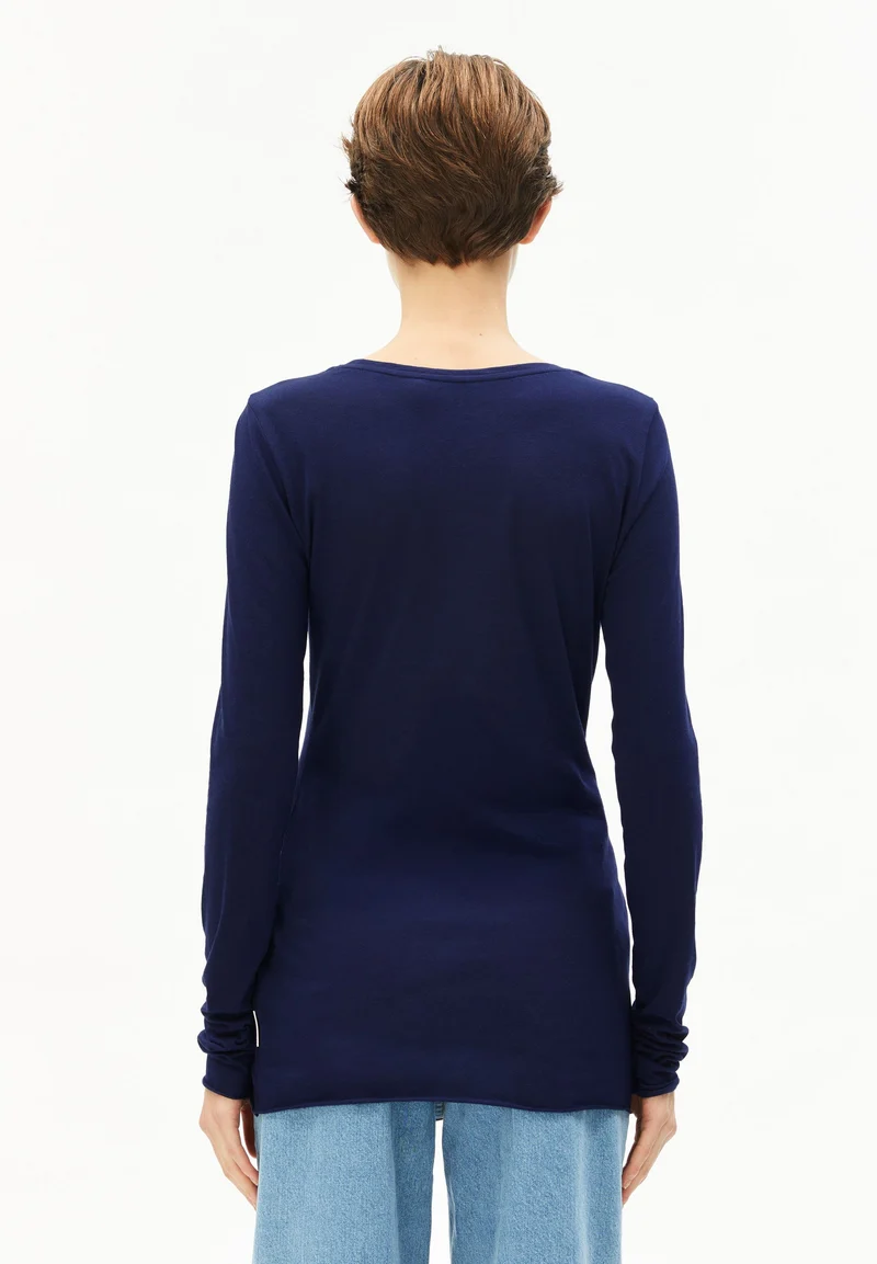 EINIAARA SOFT LANGARMSHIRT | tinted navy