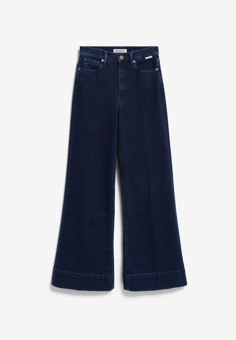 MURLIAA HIGH WAIST WIDE JEANS | polar