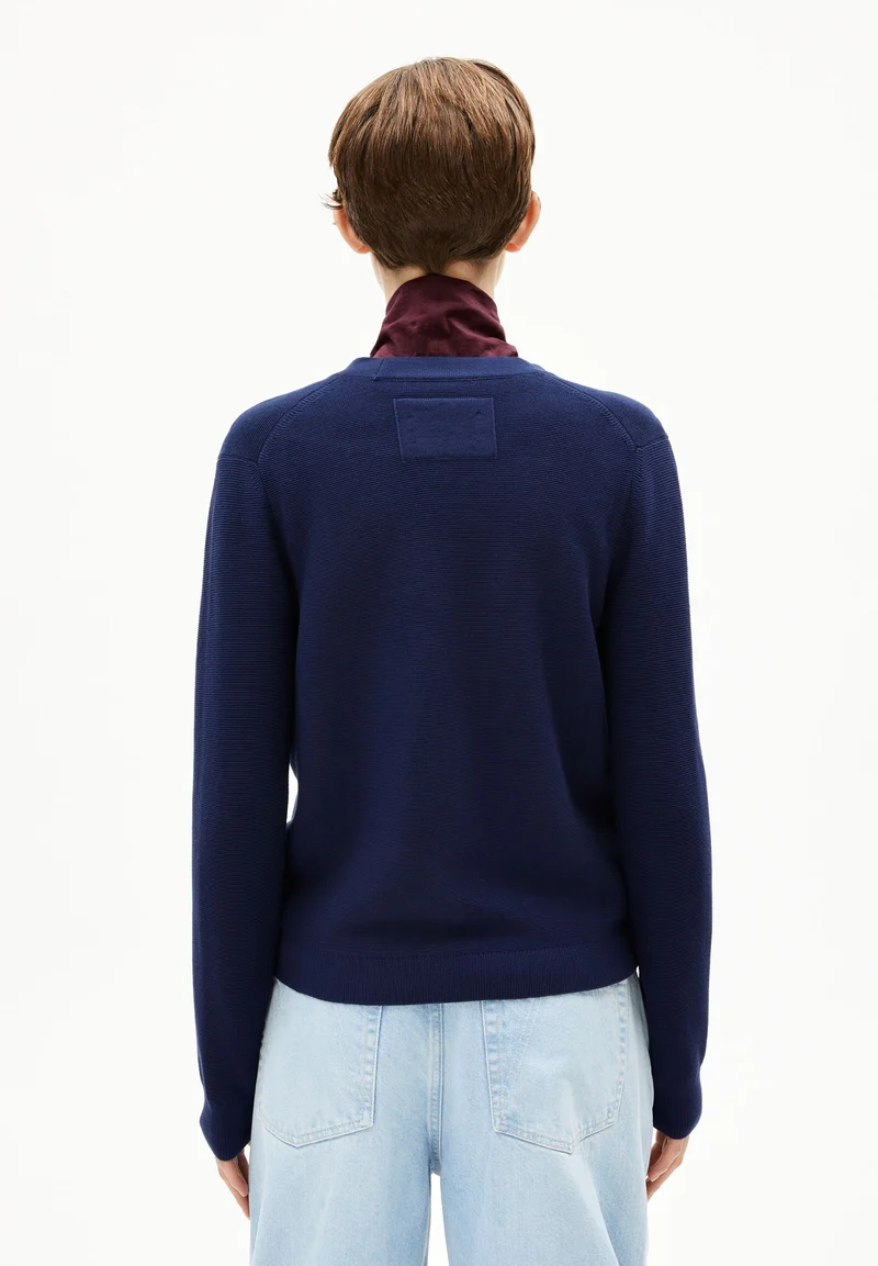 MENAAL LINKS LINKS CARDIGAN | tinted navy