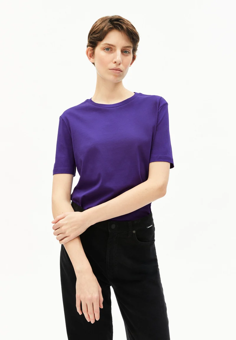 LUALAA T-SHIRT | indigo lilac