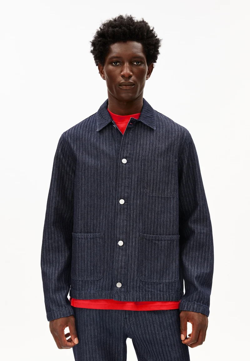 HERRINGBONE DENIM WORK JACKET