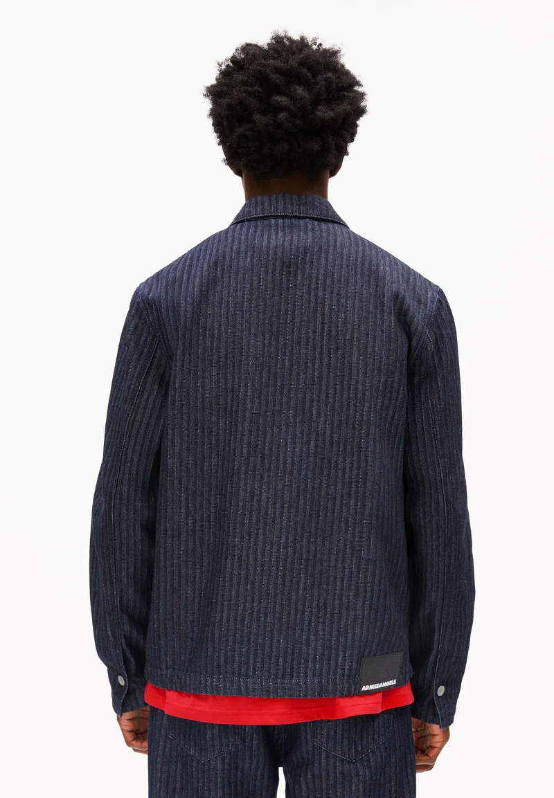 HERRINGBONE JEANSJACKE | rinse