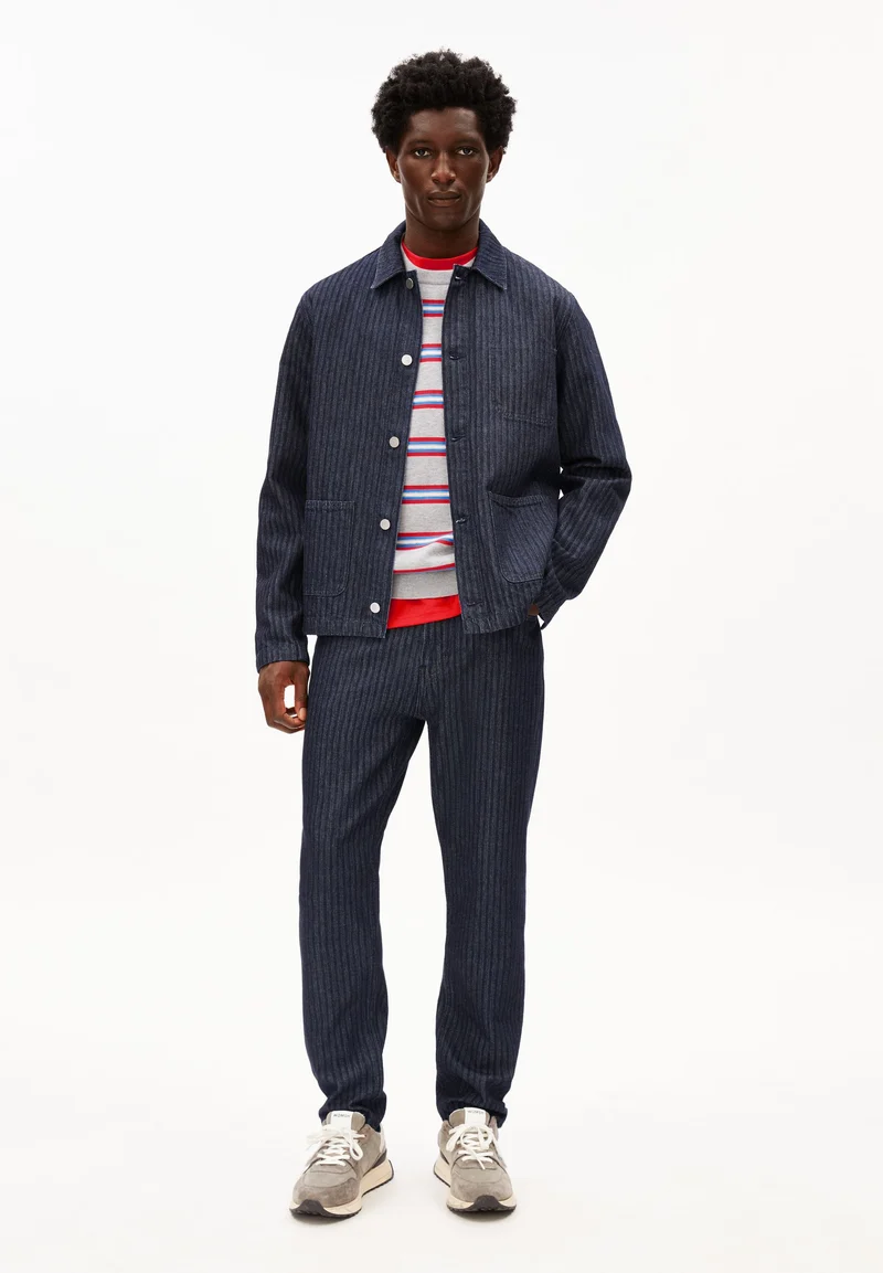 HERRINGBONE JEANSJACKE | rinse