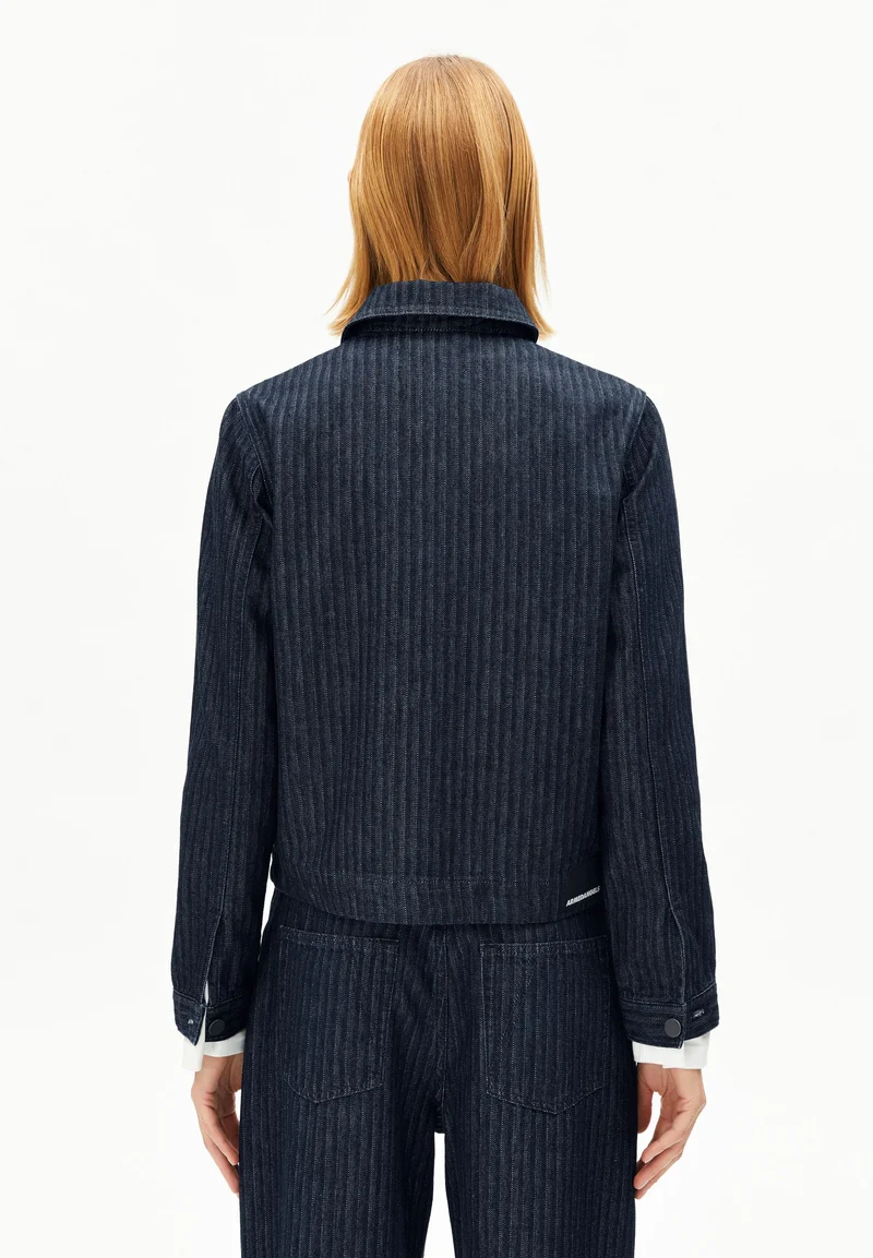 HERRINGBONE DENIM CHORE JACKE | rinse