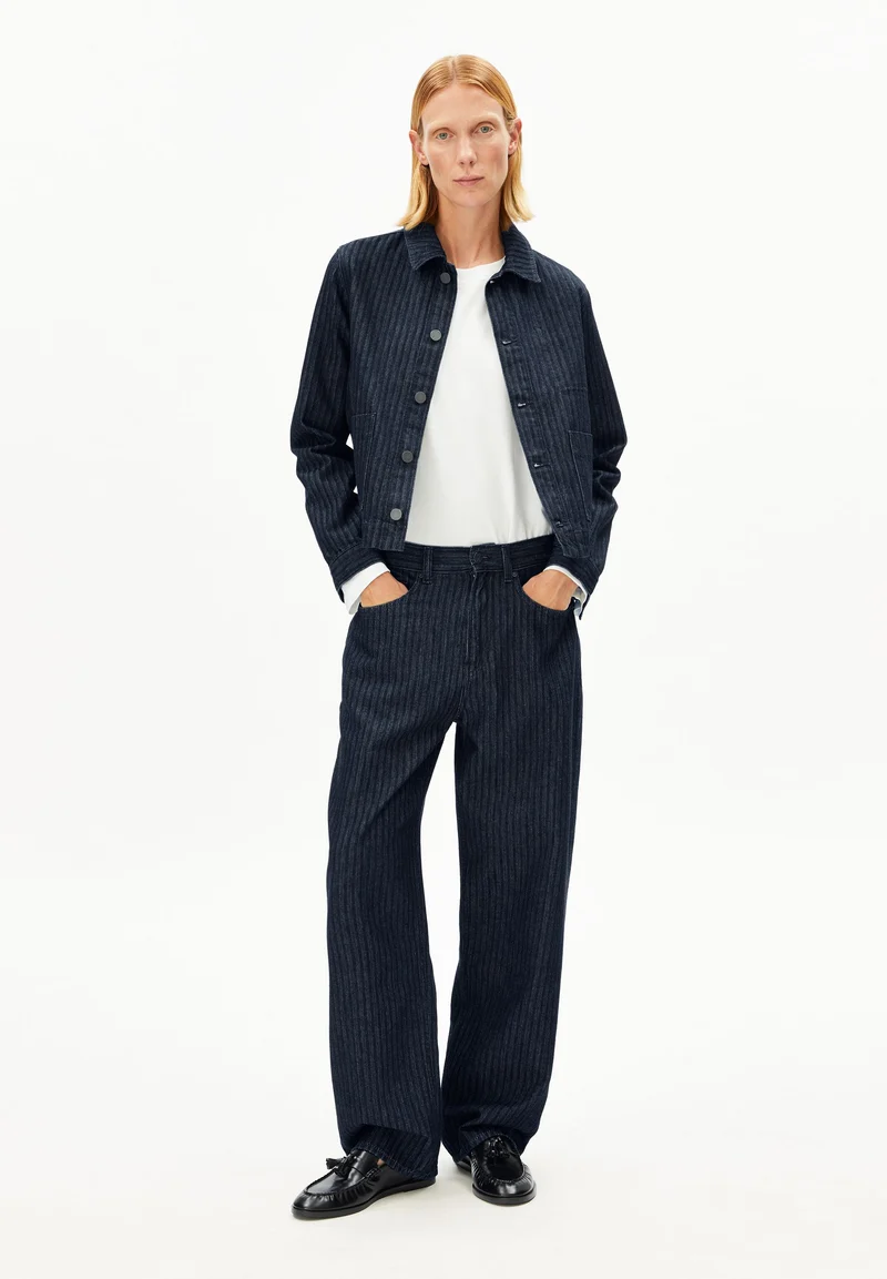 HERRINGBONE DENIM CHORE JACKE | rinse