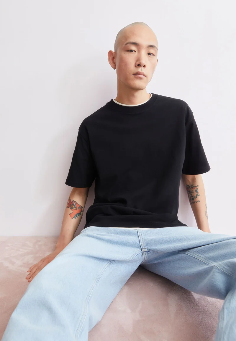 MAARKOS HEAVY WEIGHT T-SHIRT | black