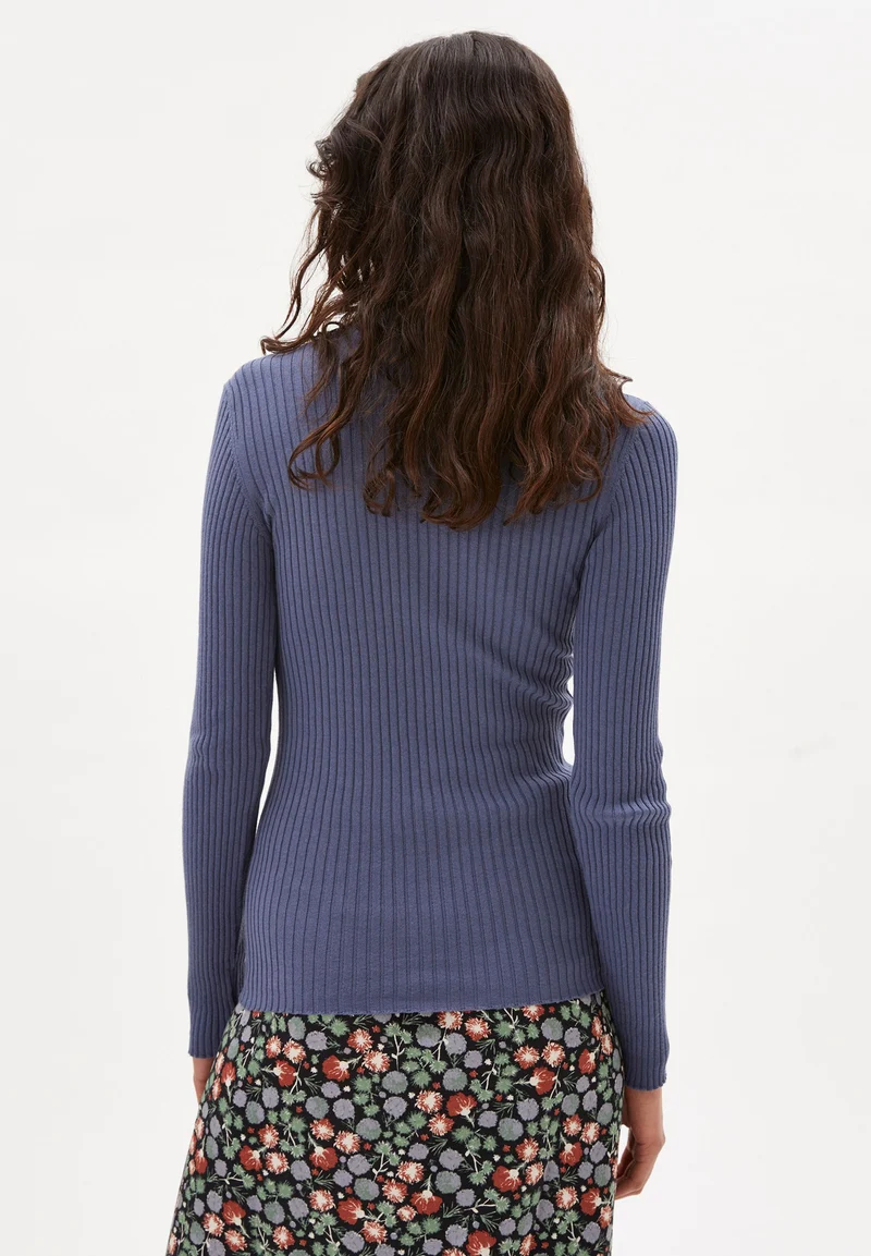 ALAANIA STRICKPULLOVER | shadow blue
