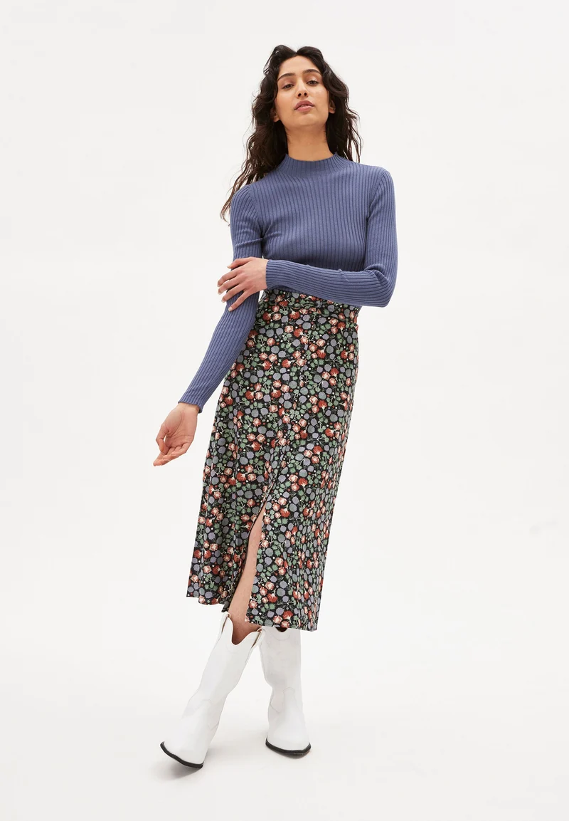 ALAANIA STRICKPULLOVER | shadow blue