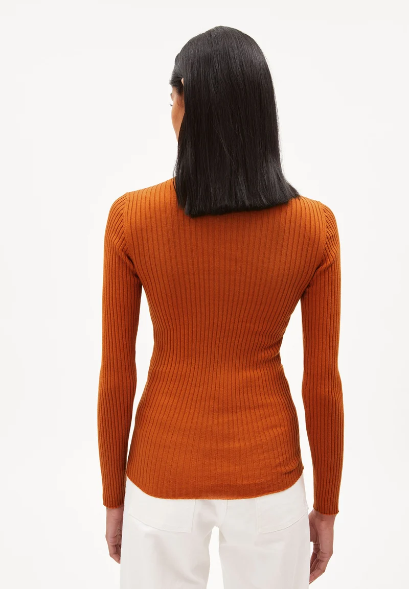 ALAANIA STRICKPULLOVER | burnt