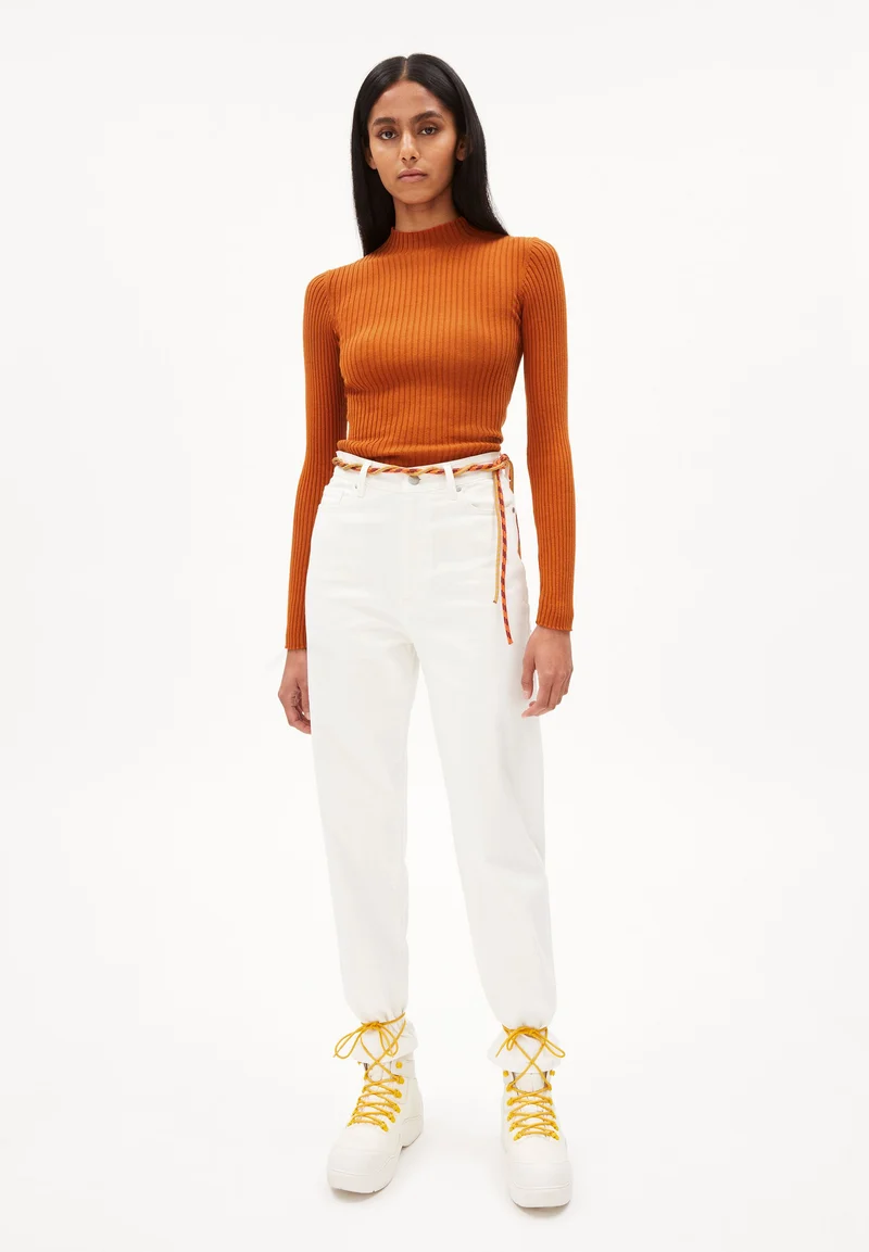 ALAANIA STRICKPULLOVER | burnt