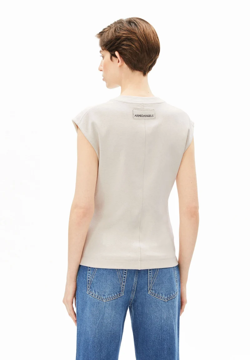 UN-WASTED TOP | undyed-cinnamon dust