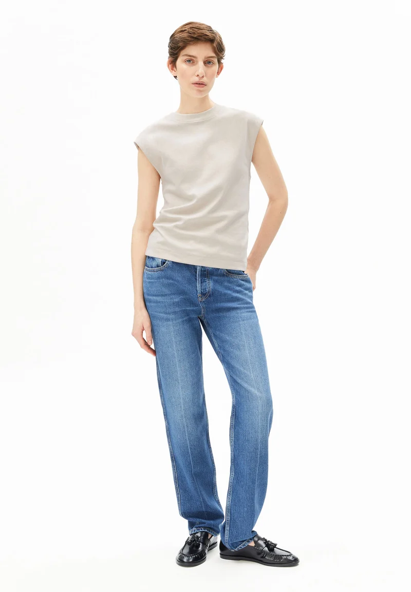 UN-WASTED TOP | undyed-cinnamon dust
