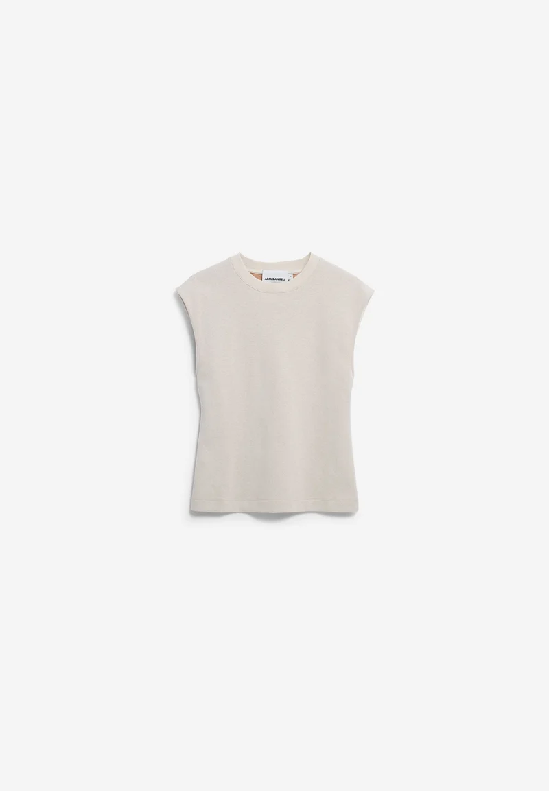 UN-WASTED TOP | undyed-cinnamon dust