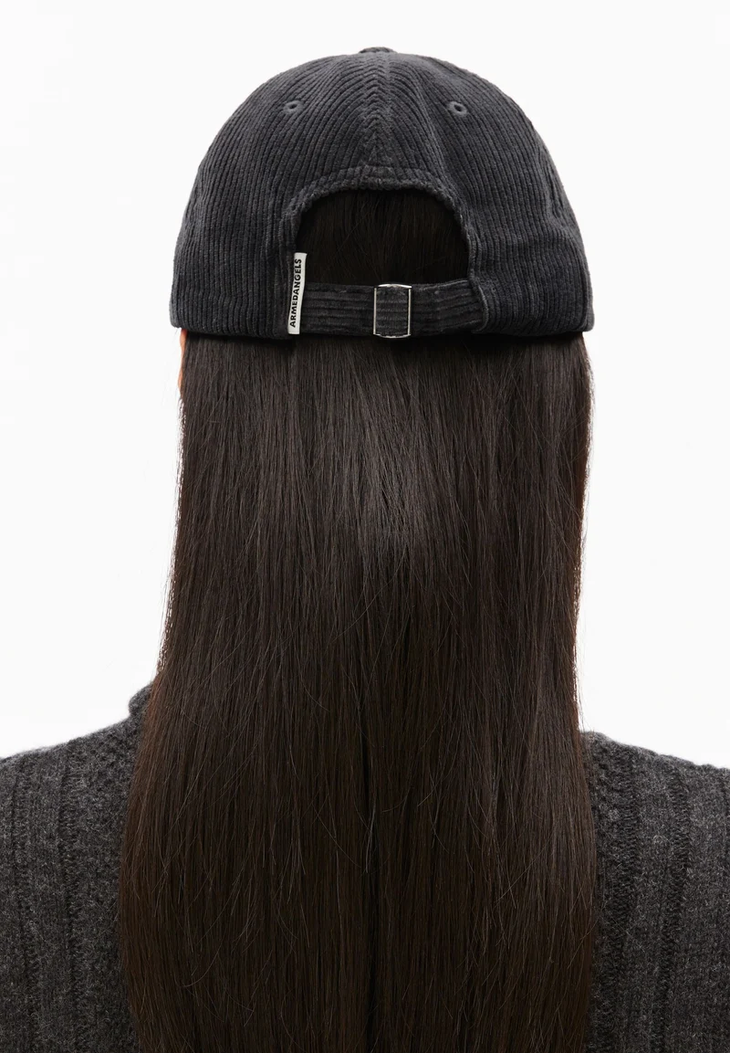 YENAAS CORD KAPPE | dark steel