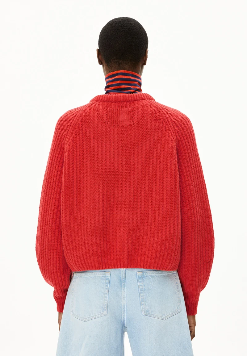 RIPP-STRICKJACKE | candy apple
