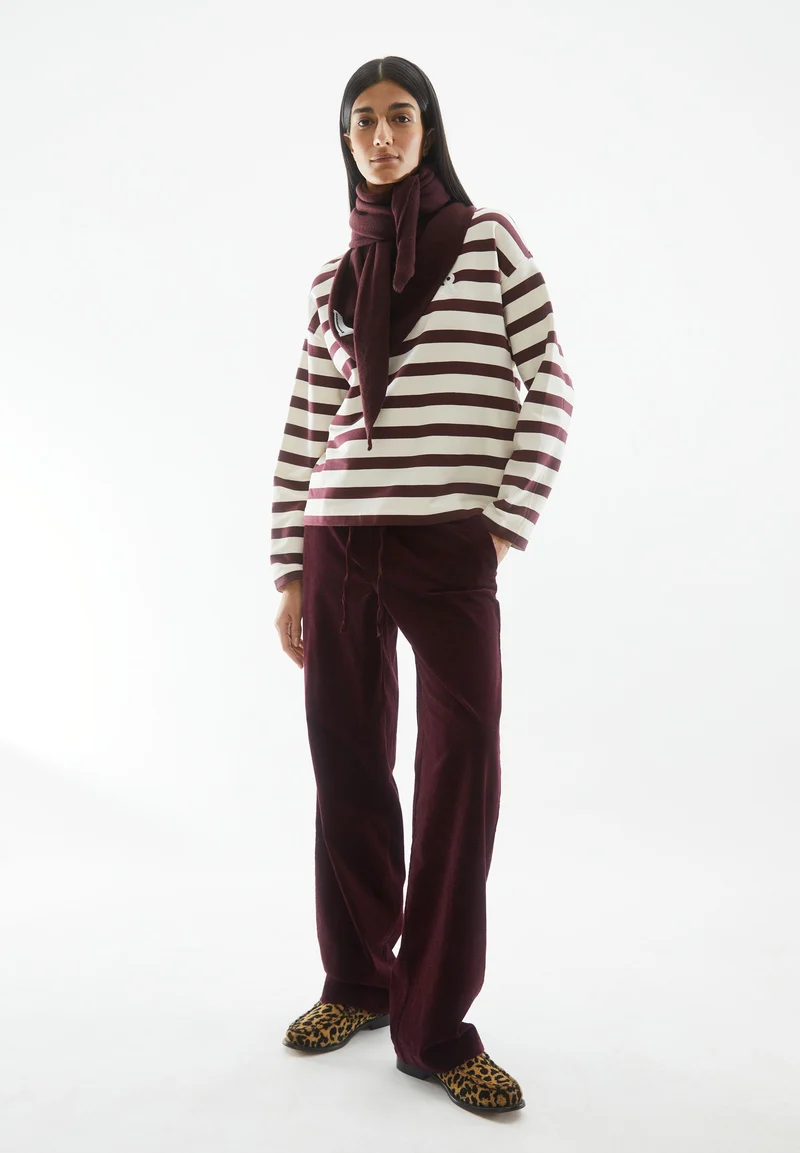 JAIMILAA CORDHOSE | dark cranberry