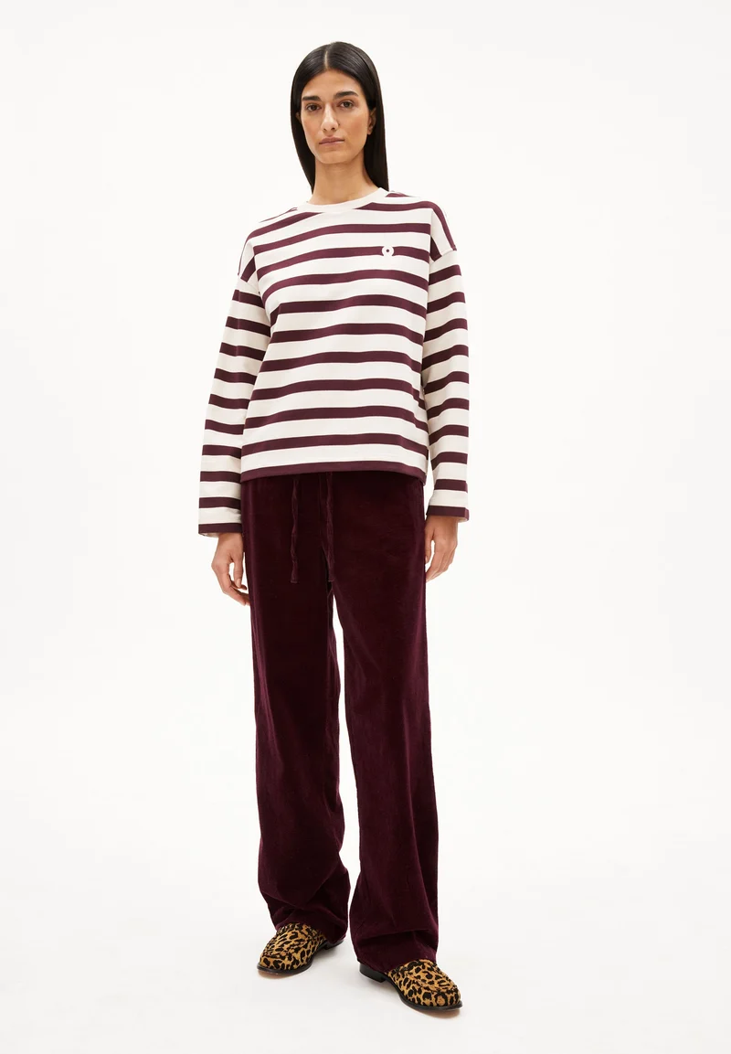 JAIMILAA CORDHOSE | dark cranberry