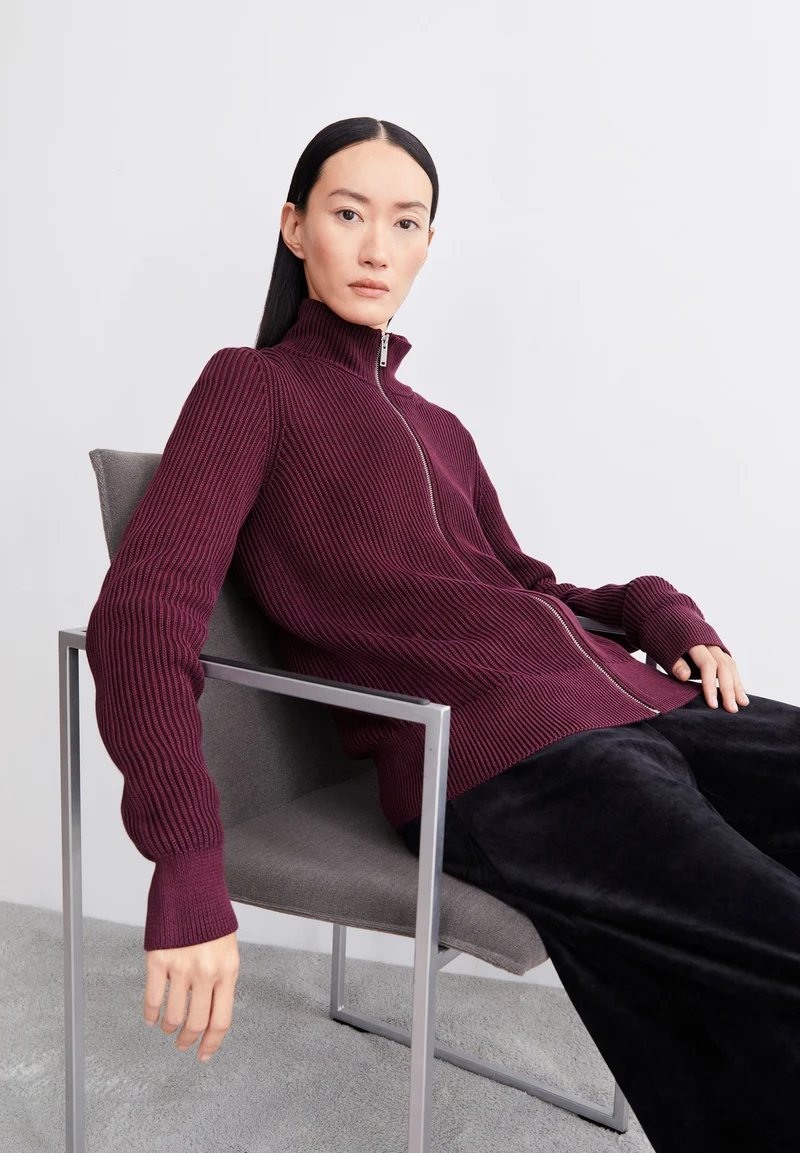 REBECCAA GMT DYE STRICKTROYER | dark cranberry