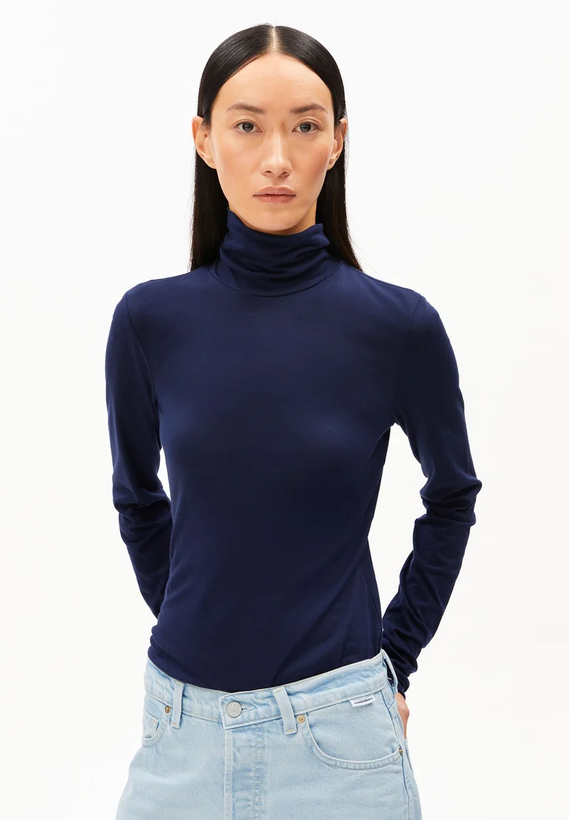 GRAZILIANAA SOFT LANGARMSHIRT | tinted navy