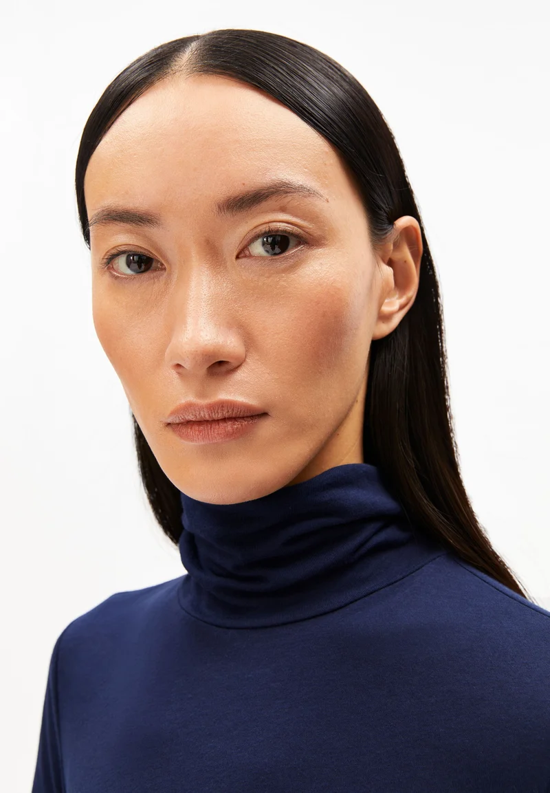 GRAZILIANAA SOFT LANGARMSHIRT | tinted navy