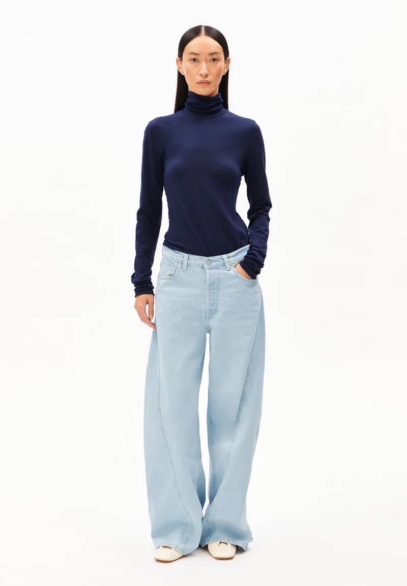 GRAZILIANAA SOFT LANGARMSHIRT | tinted navy