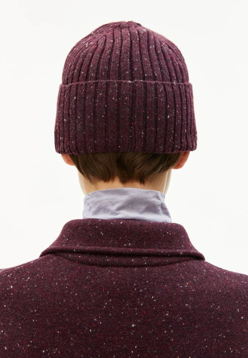 TAALEEN TWEED | dark cranberry