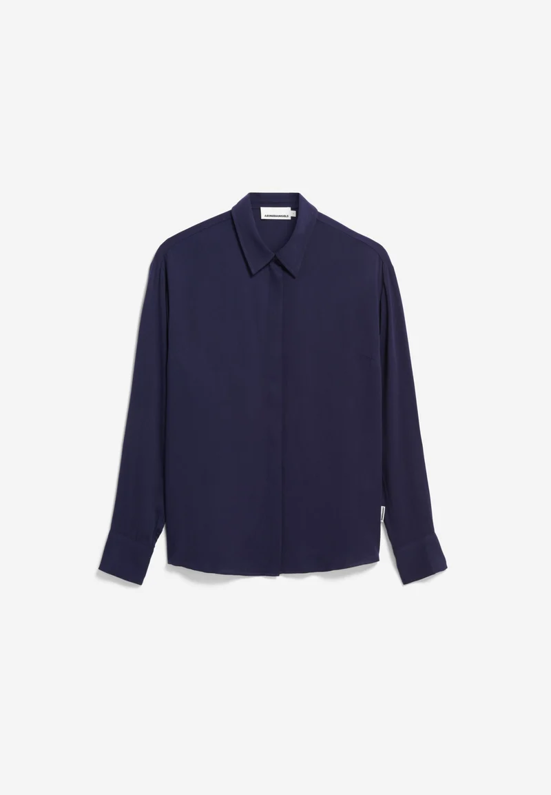 LARISAANA LANGARMBLUSE | tinted navy