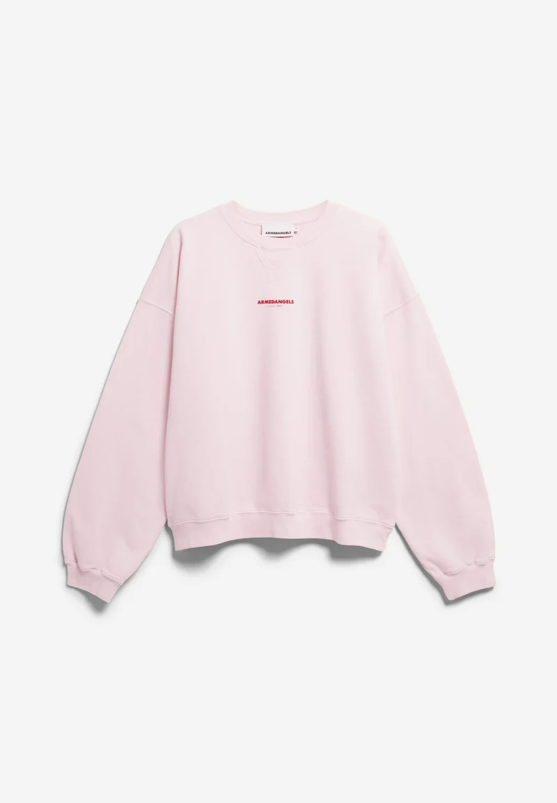 GMT DYE CREWNECK SWEATSHIRT | pink mist