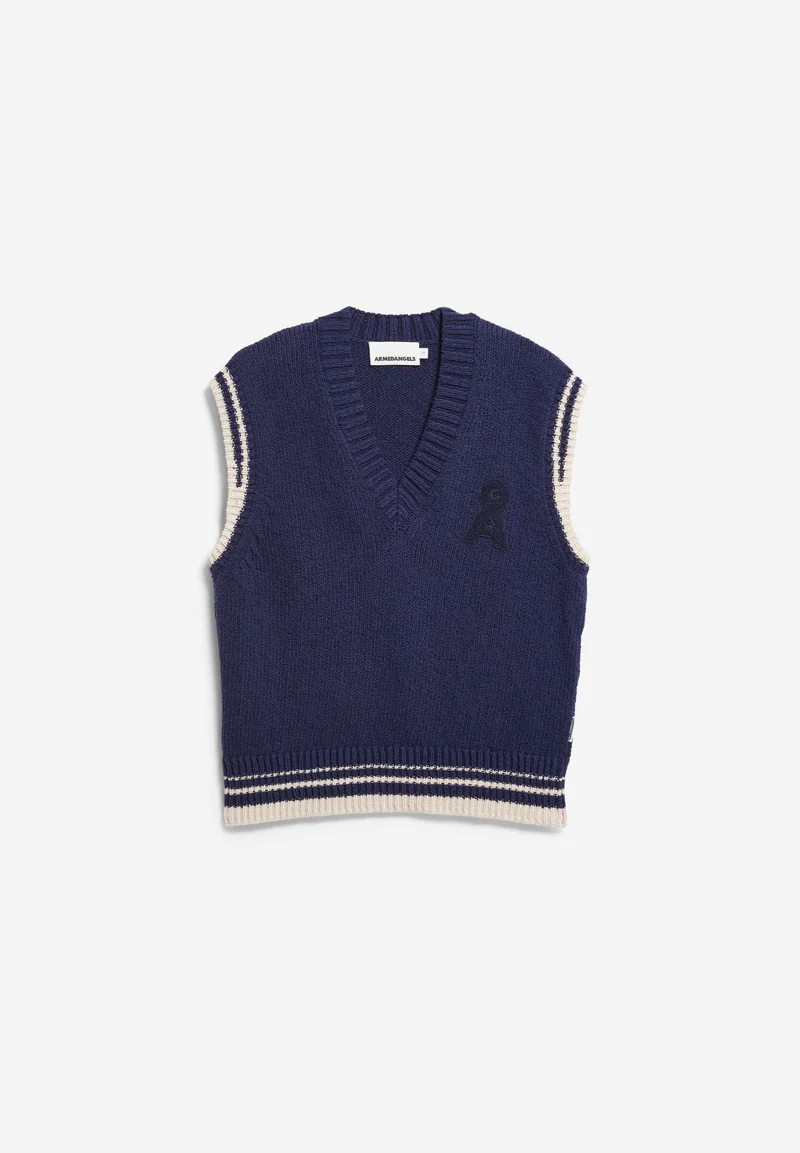ICONIC Å COLLEGE PULLUNDER | tinted navy-oatmilk