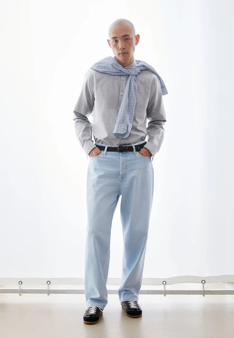 QUAASA LANGARMHEMD | tinted navy