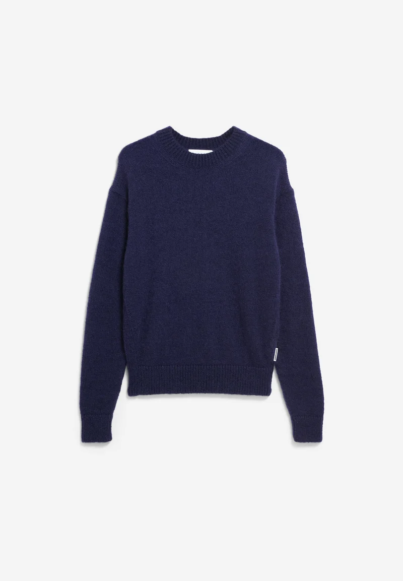 BALBAA PREMIUM STRICKPULLOVER | tinted navy