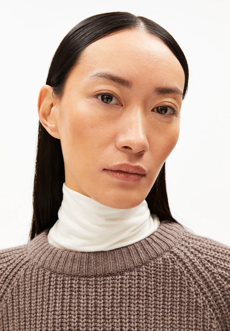 RIPP-STRICKPULLOVER | cinnamon dust melange