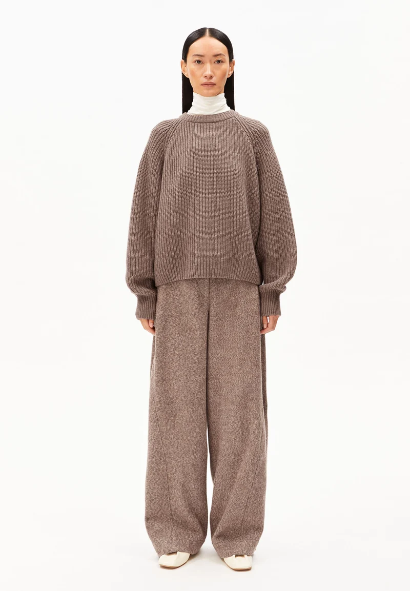 RIPP-STRICKPULLOVER | cinnamon dust melange