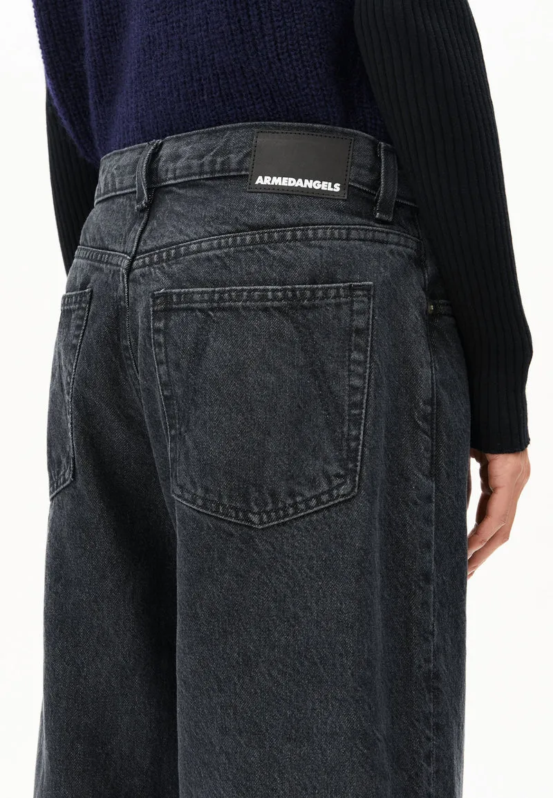ASTRAEAAS MID WAIST WIDE JEANS | corno