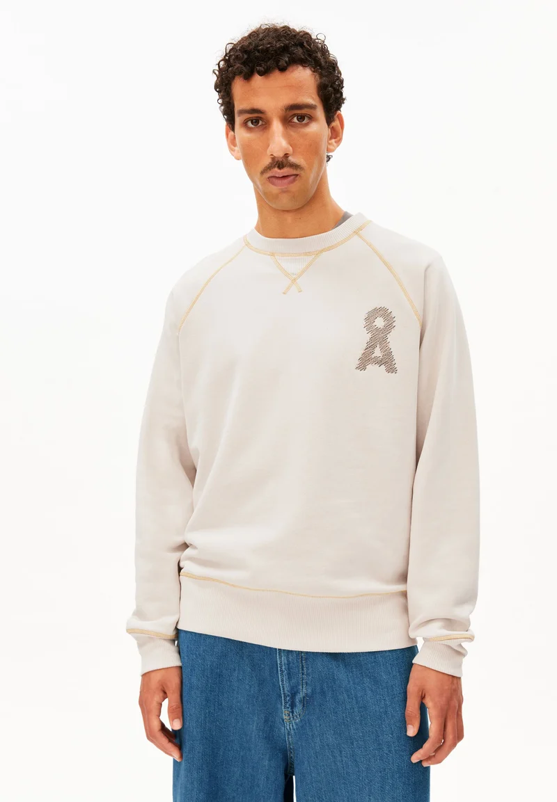 MAARKOS JEANS-MIX SWEATSHIRT | pure-cinnamon dust