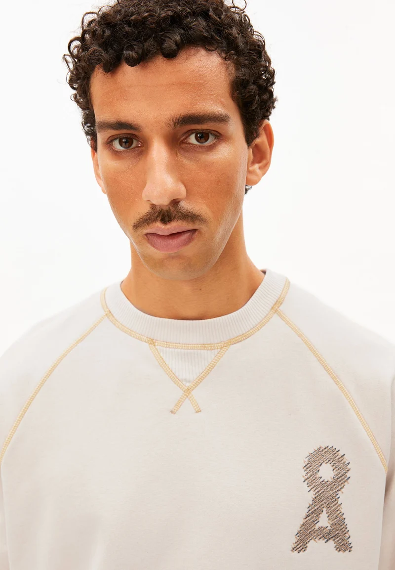 MAARKOS JEANS-MIX SWEATSHIRT | pure-cinnamon dust