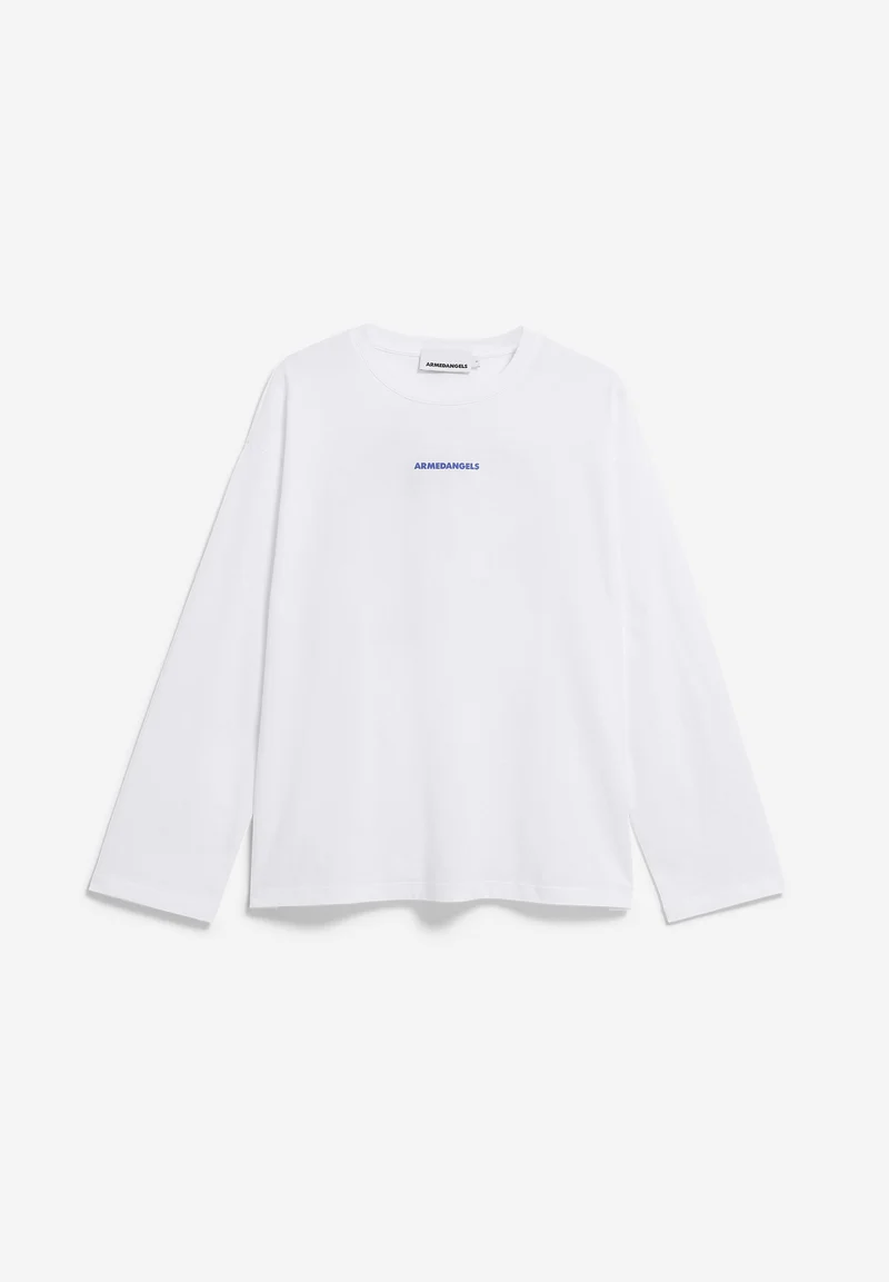 FIETAA SMILE LANGARMSHIRT | white-dynamo blue