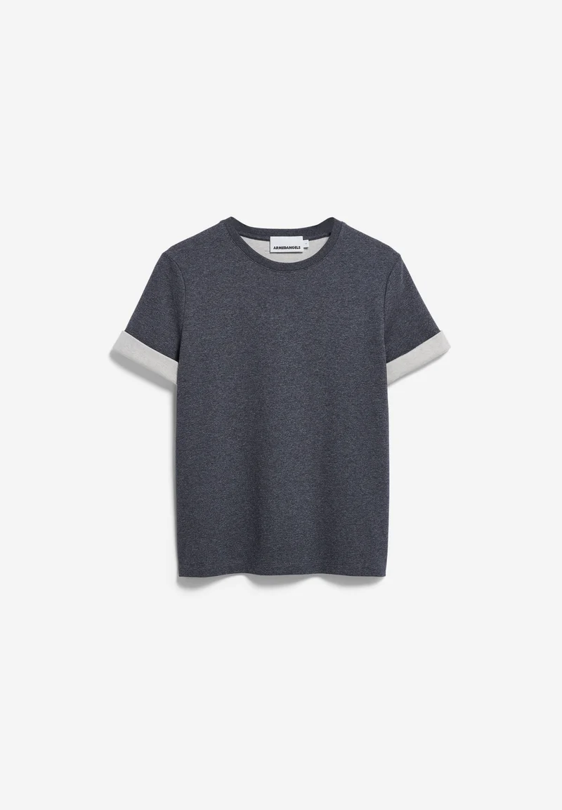 UN-WASTED T-SHIRT | steel melange-undyed