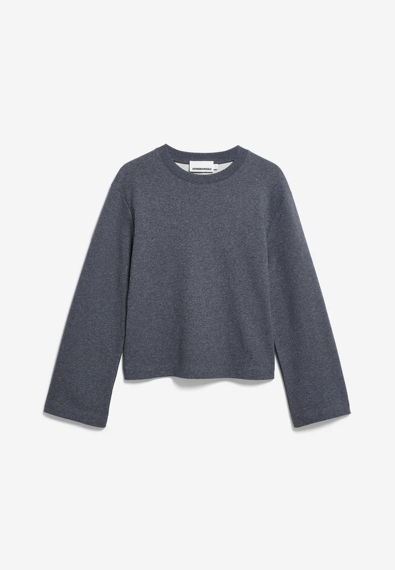 UN-WASTED LANGARMSHIRT | steel melange-undyed