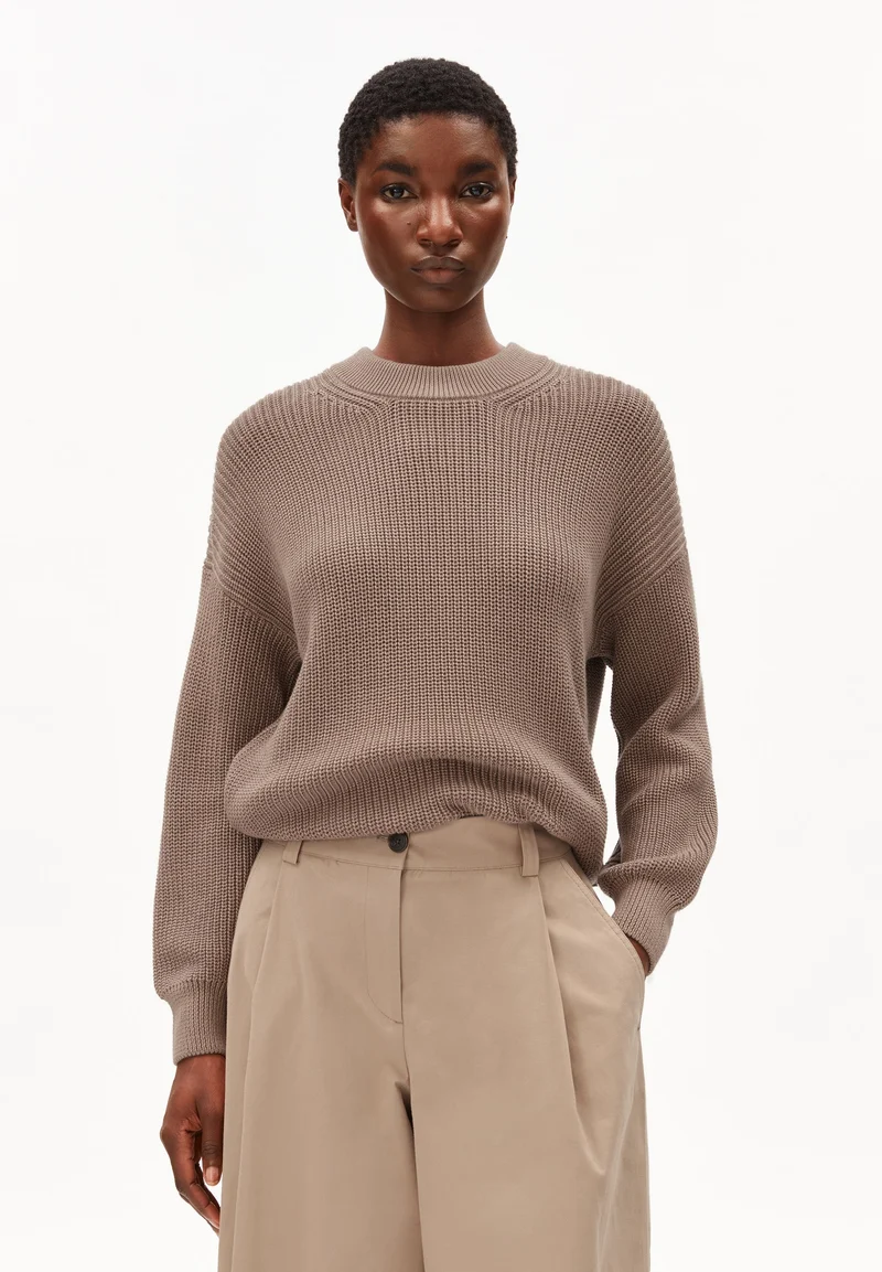 VANISÉ STRICKPULLOVER | cinnamon dust-dark cinnamon dust