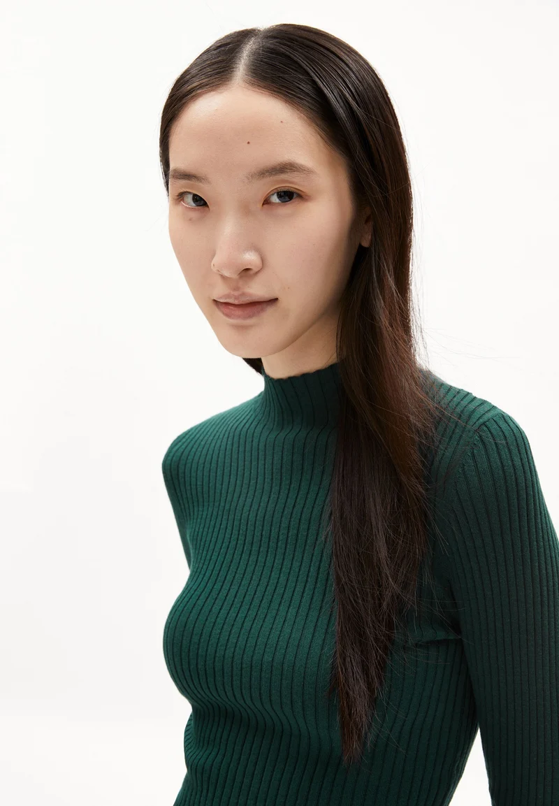 ALAANIA STRICKPULLOVER | teal stone