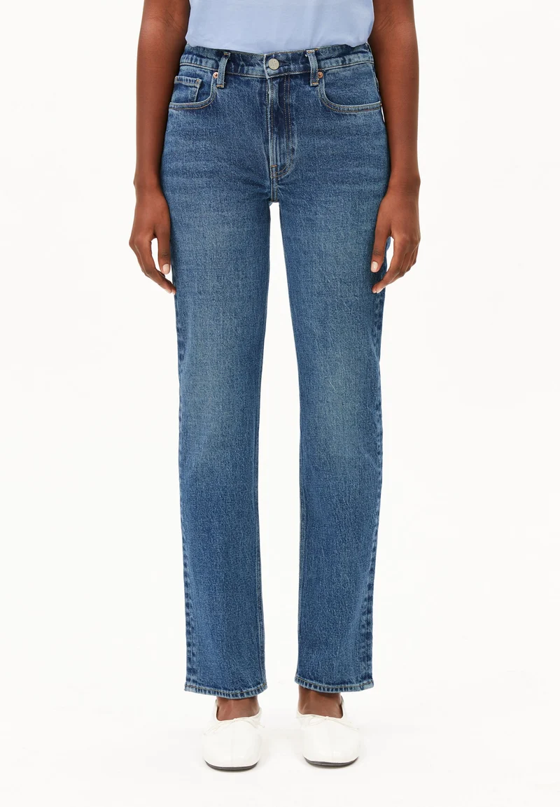 CARENAA MID WAIST STRAIGHT JEANS | atmospheric