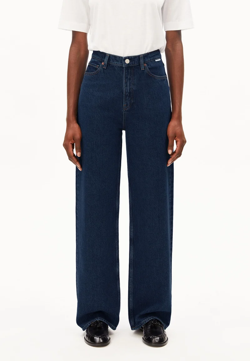 ENIJAA HIGH WAIST WIDE JEANS | sirens