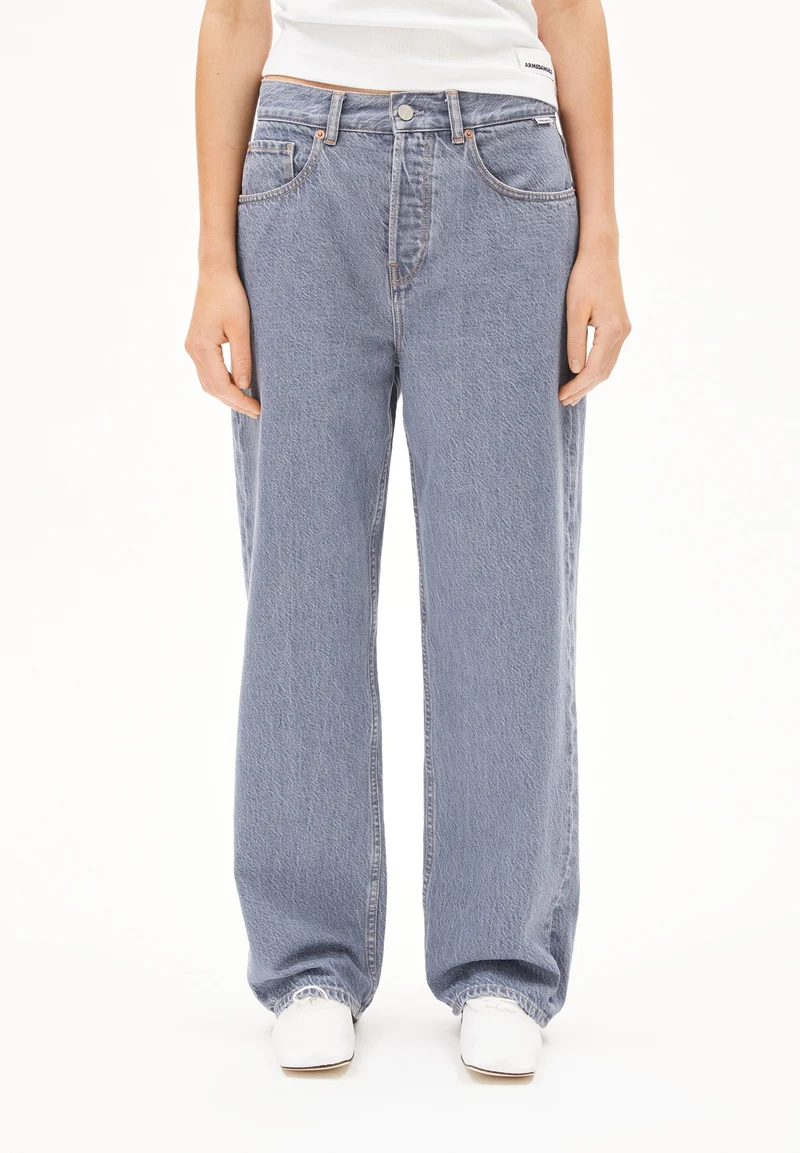 HAAYI LOW WAIST BAGGY JEANS | fog