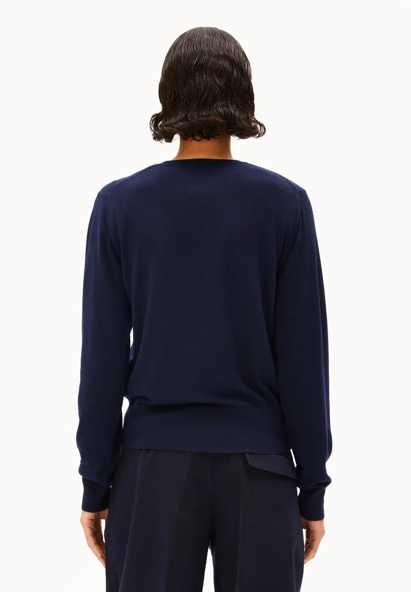 FEINSTRICKCARDIGAN | tinted navy