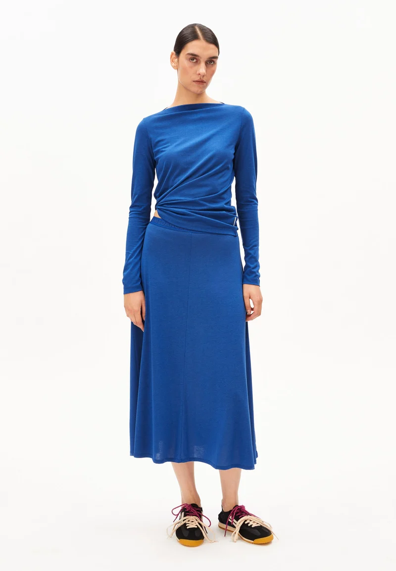 BOAT NECK LANGARMSHIRT | dynamo blue