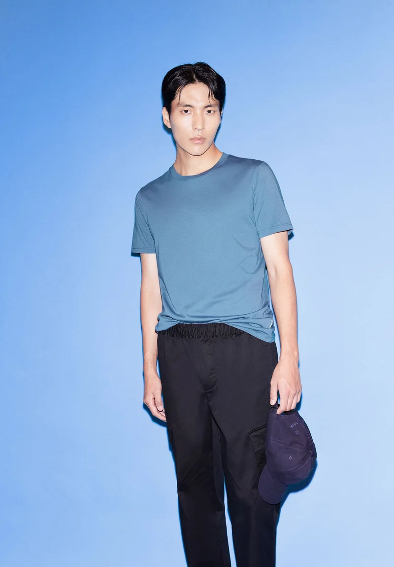 JAAMES T-SHIRT | iron blue