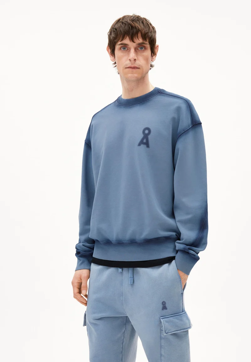 EMAAL GMT DYE SPRAY SWEATSHIRT | nightshadow washed